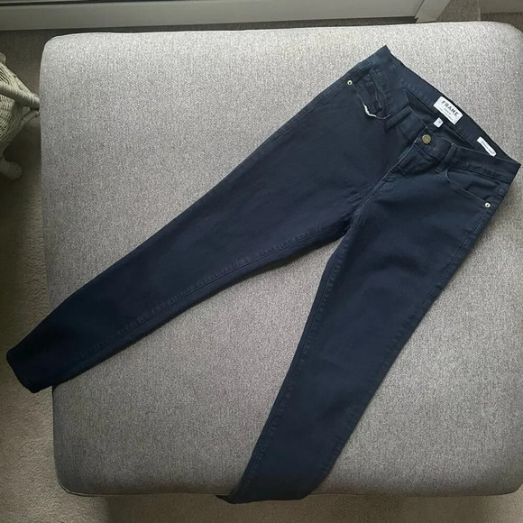 FRAME DENIM Le Skinny de Jeanne Dark Wash Jeans Size 28 - Picture 4 of 7